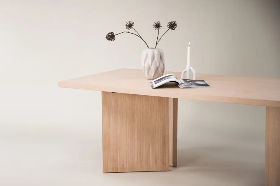 Bassholmeni ristkülikukujuline söögilaud, valge peitsiga MDF, Vind kollektsioon, 46000-130 – 9