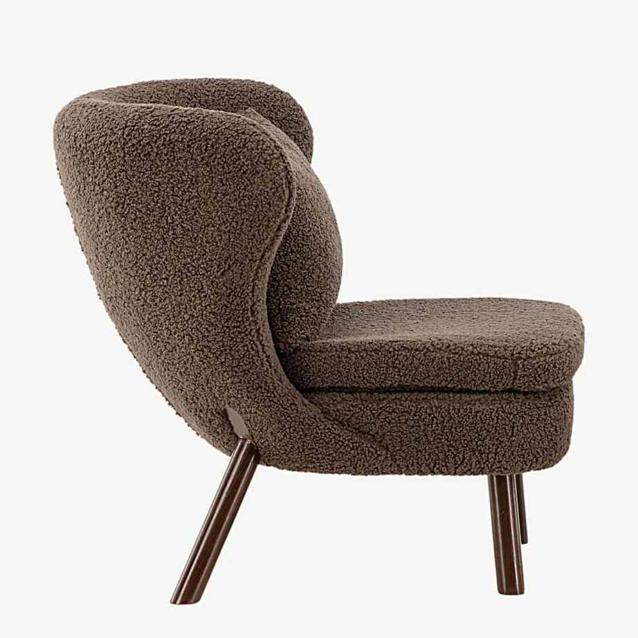 Ryxö pruunist bukleest tugitool tumbaga terasjalgadel, 47000-030 – 2