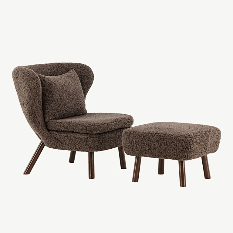 Ryxö pruunist bukleest tugitool tumbaga terasjalgadel - 47000-030