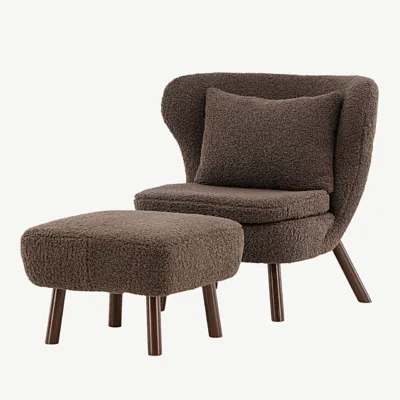 Ryxö pruunist bukleest tugitool tumbaga terasjalgadel - 47000-030