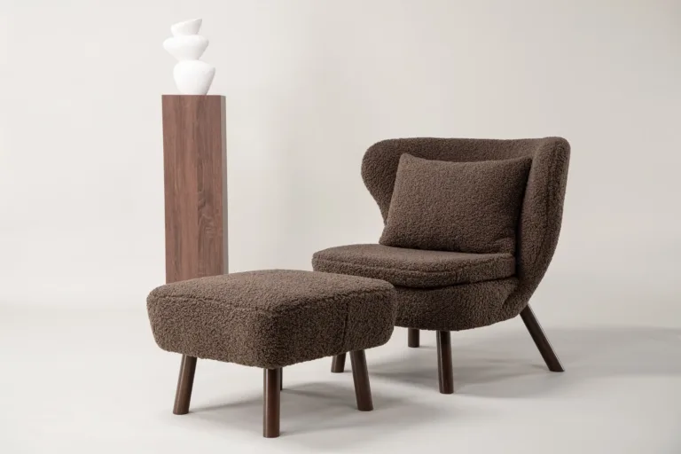 Ryxö pruunist bukleest tugitool tumbaga terasjalgadel - 47000-030