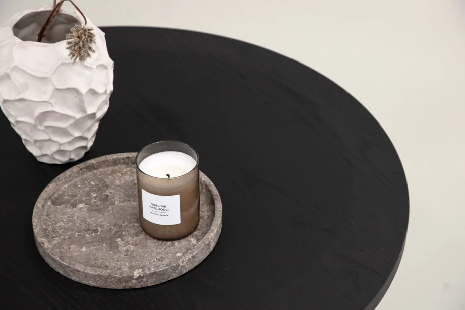 Saltö ümmargune must diivanilaud, MDF, ø65 cm, 48000-461 – 9