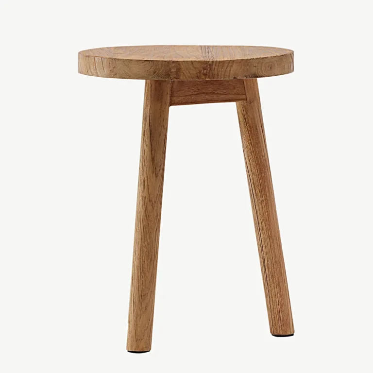 Tiigipuust taburet Bohuse (pruun, ø33 cm) - 49000-110