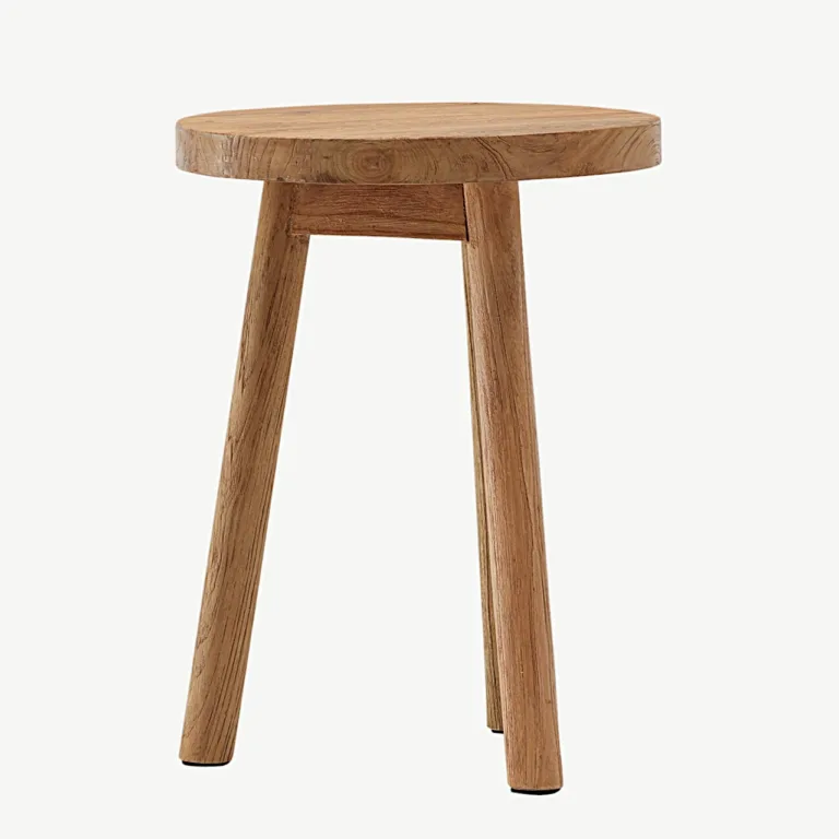 Tiigipuust taburet Bohuse (pruun, ø33 cm) - 49000-110