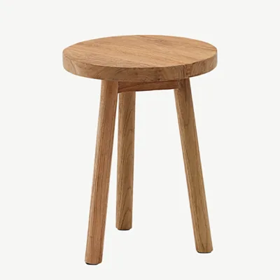 Tiigipuust taburet Bohuse (pruun, ø33 cm) - 49000-110