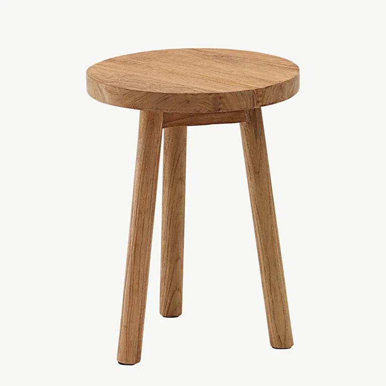 Tiigipuust taburet Bohuse (pruun, ø33 cm) - 49000-110
