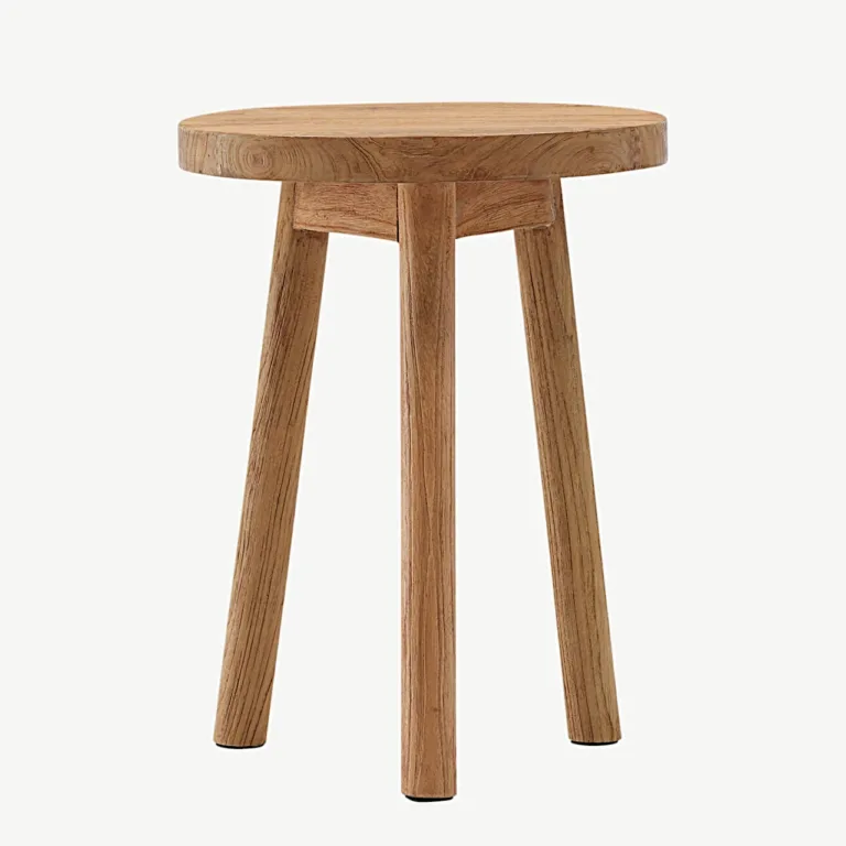 Tiigipuust taburet Bohuse (pruun, ø33 cm) - 49000-110