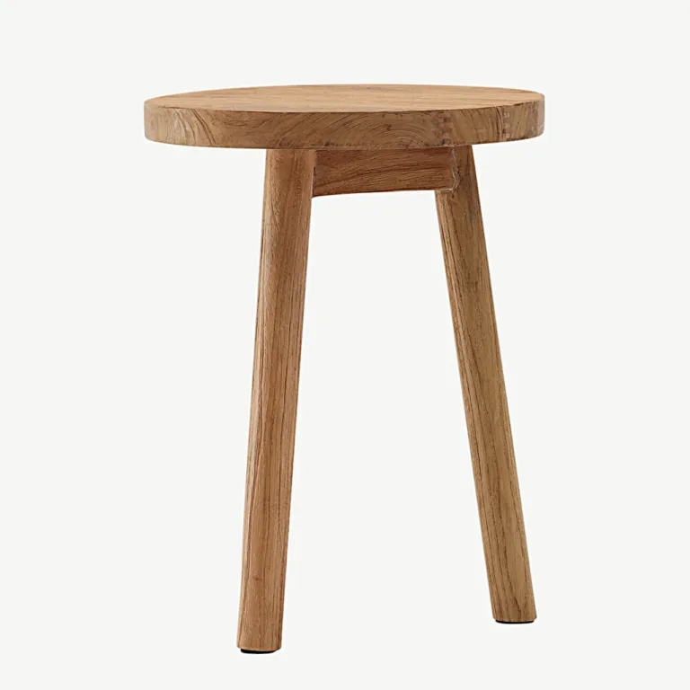 Tiigipuust taburet Bohuse (pruun, ø33 cm) - 49000-110