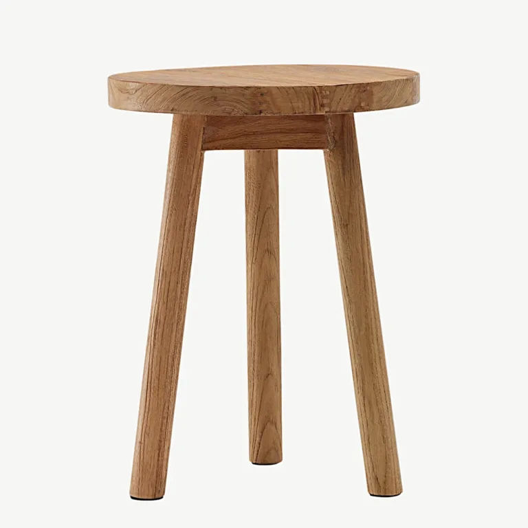 Tiigipuust taburet Bohuse (pruun, ø33 cm) - 49000-110