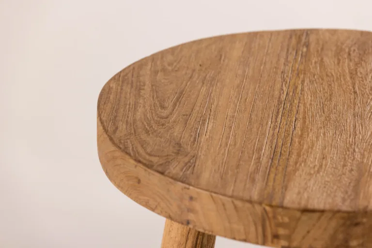 Tiigipuust taburet Bohuse (pruun, ø33 cm) - 49000-110