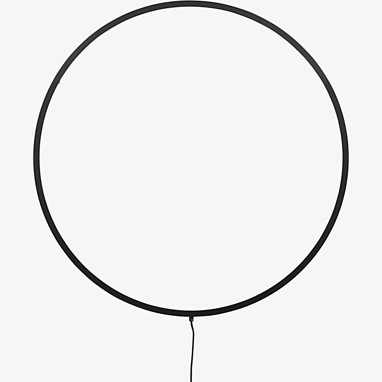 Must ümmargune LED-seinavalgusti Sörmjöle x Josefin Lustig, Ø100 cm (alumiinium) - 50052-001