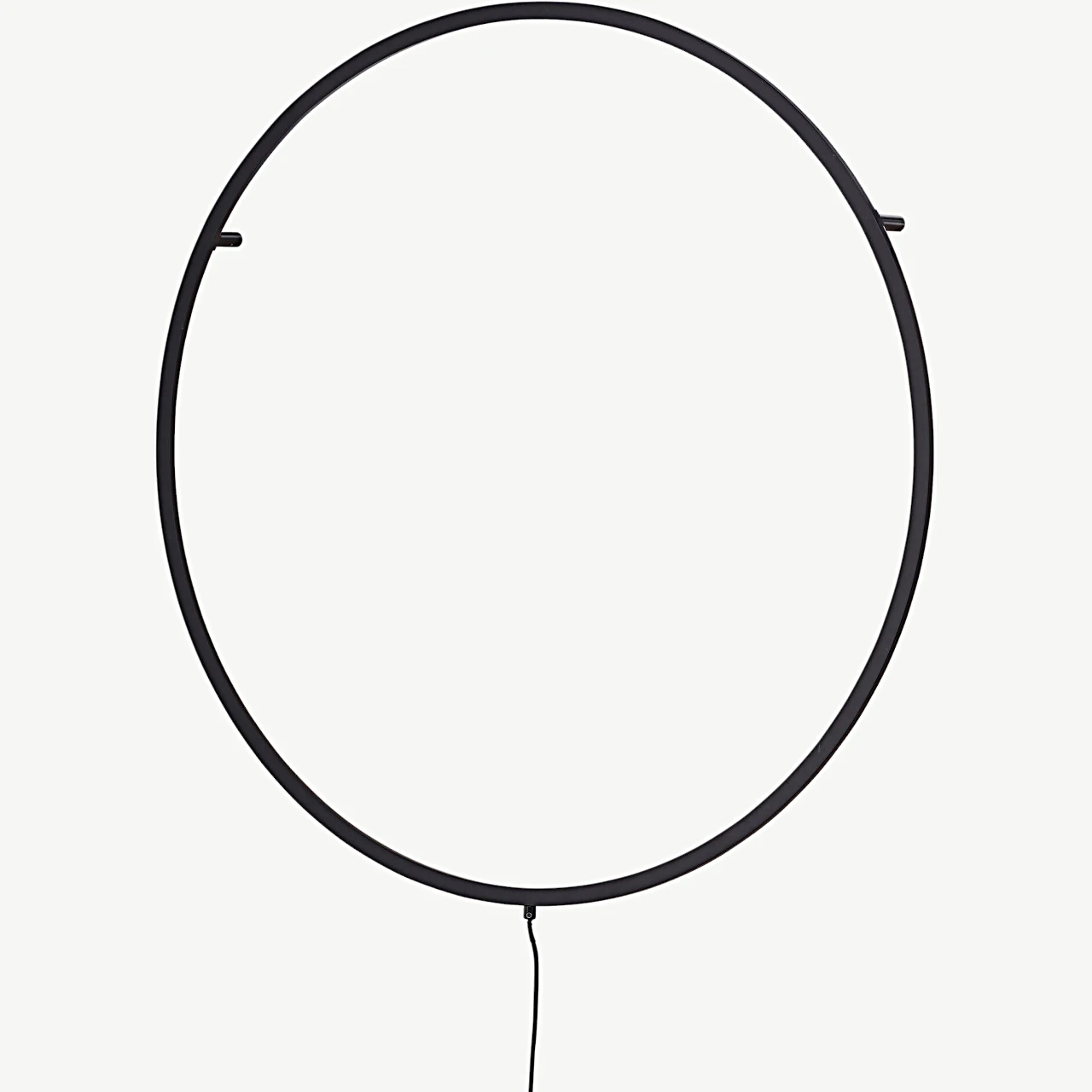 Must ümmargune LED-seinavalgusti Sörmjöle x Josefin Lustig, Ø100 cm (alumiinium) - 50052-001