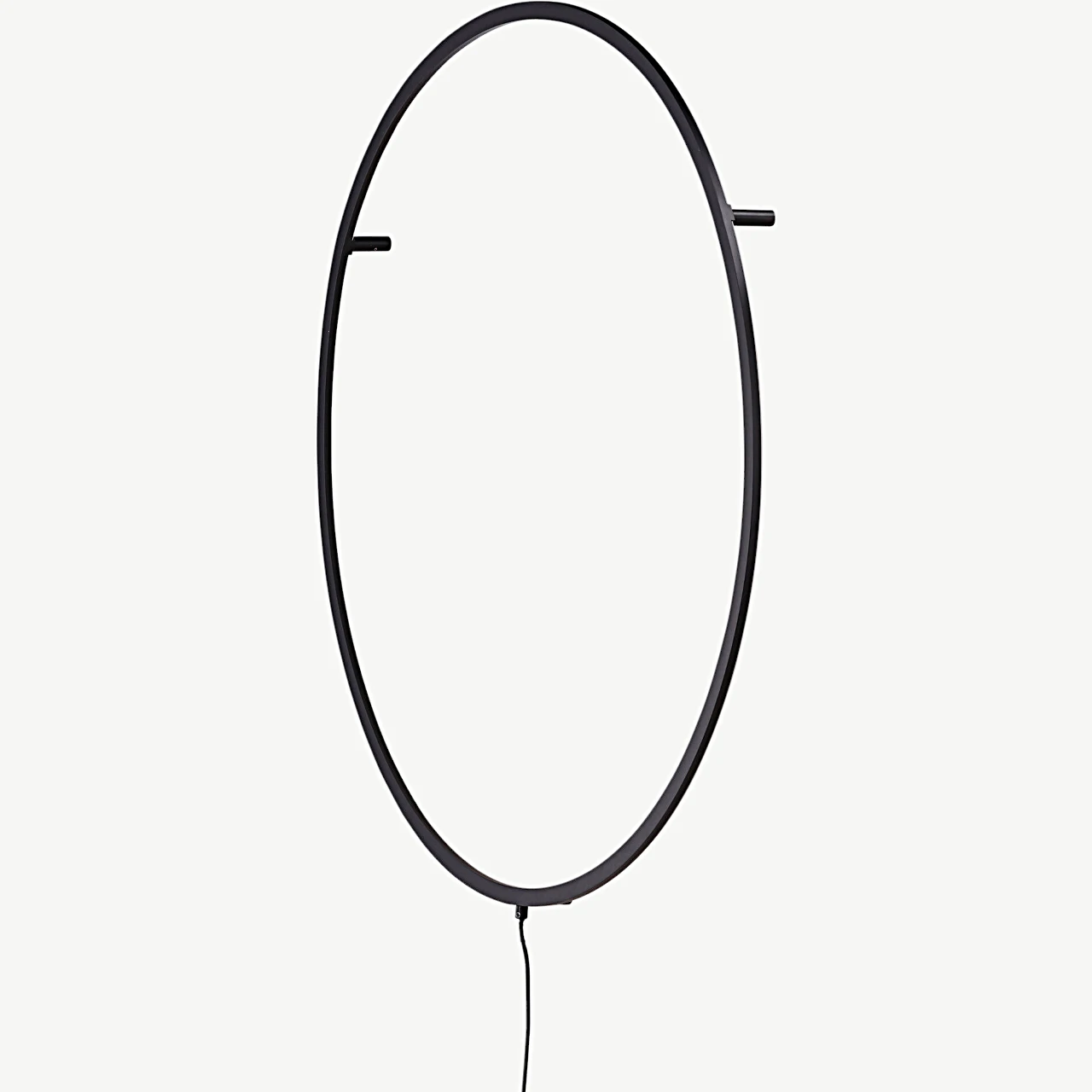Must ümmargune LED-seinavalgusti Sörmjöle x Josefin Lustig, Ø100 cm (alumiinium) - 50052-001