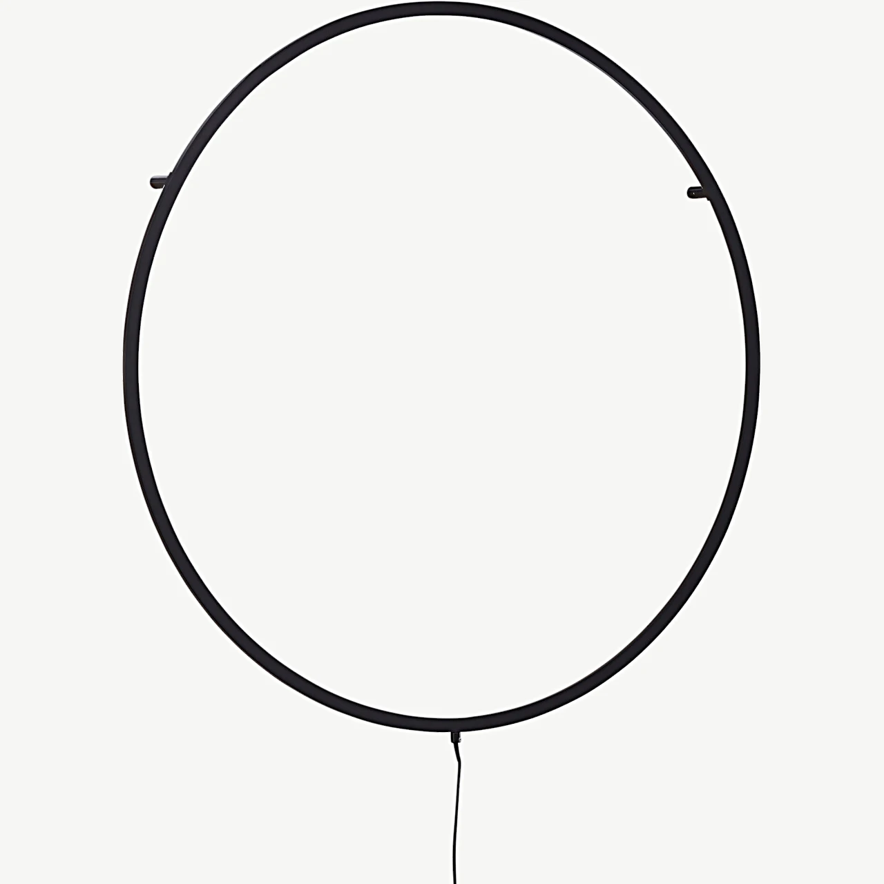 Must ümmargune LED-seinavalgusti Sörmjöle x Josefin Lustig, Ø100 cm (alumiinium) - 50052-001