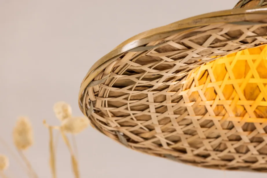 Looduslikust rotangist rippvalgusti Stjärnvik, ø45 cm, 50054-010 – 6