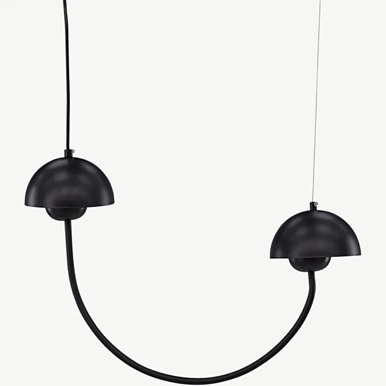 Kahe kupliga must raudrippvalgusti Lyckorna, Vind kollektsioon (55 × 40 cm) - 50056-001
