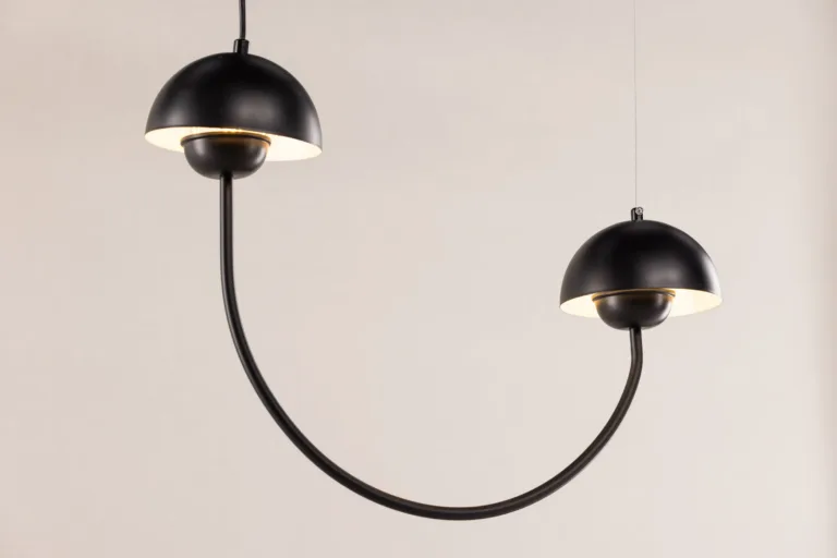 Kahe kupliga must raudrippvalgusti Lyckorna, Vind kollektsioon (55 × 40 cm) - 50056-001