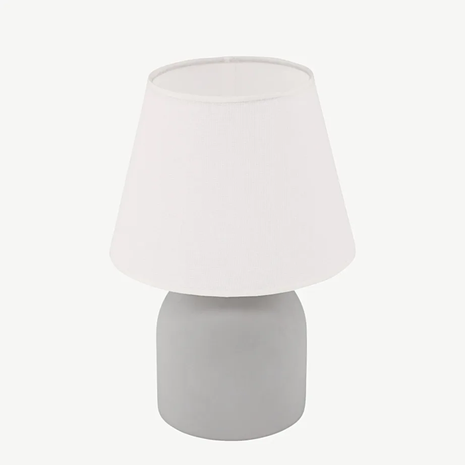 Stiilne hall betoonist laualamp Styrsö linase lambivarjuga, 50060-120 – 4