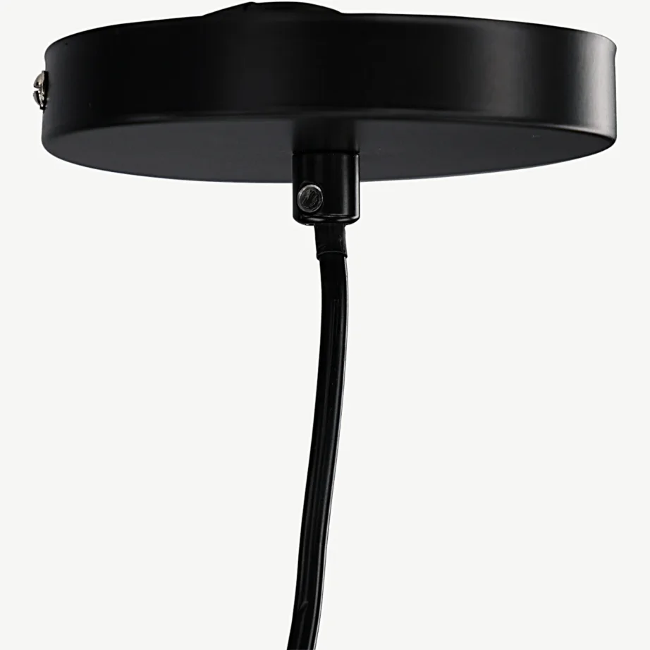 Must vaigutekstuuriga ripplamp Hogstorp, Ø 30 cm, 50066-001 – 2