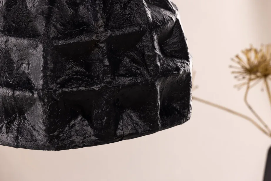 Must vaigutekstuuriga ripplamp Hogstorp, Ø 30 cm, 50066-001 – 6