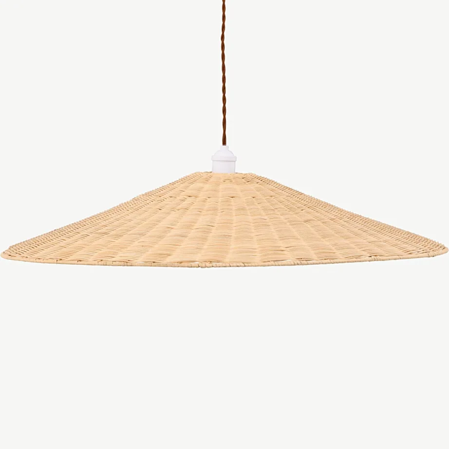 Herrestadi rotangist rippvalgusti, looduslik toon, ø80 cm, 50067-010