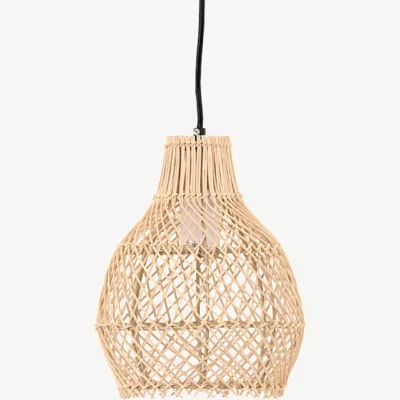 Varekil rotangist ripplamp, looduslik, Ø20 cm - 50069-110