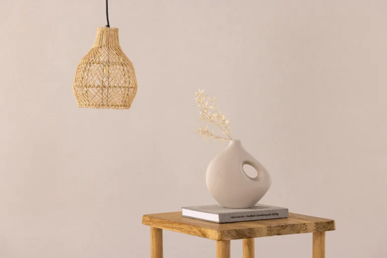 Varekil rotangist ripplamp, looduslik, Ø20 cm - 50069-110