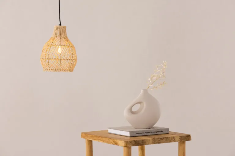 Varekil rotangist ripplamp, looduslik, Ø20 cm - 50069-110