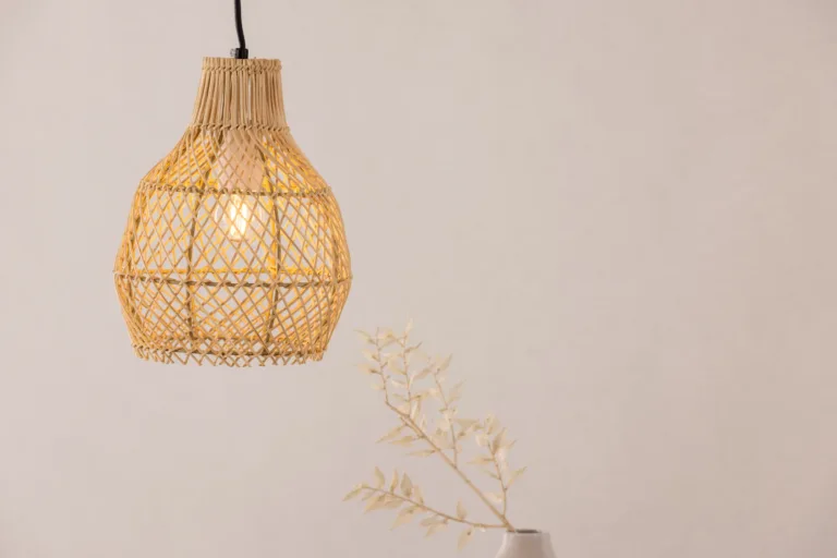 Varekil rotangist ripplamp, looduslik, Ø20 cm - 50069-110