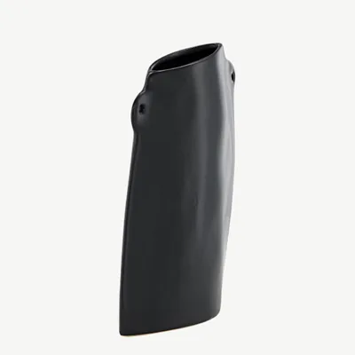 Mattmust keraamiline disainvaas Hie, 21 cm - 58148-100