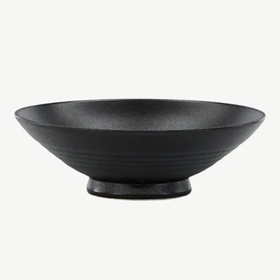 Mattmusta portselankauss Wabi Sabi (ø25 cm) - 58179-100
