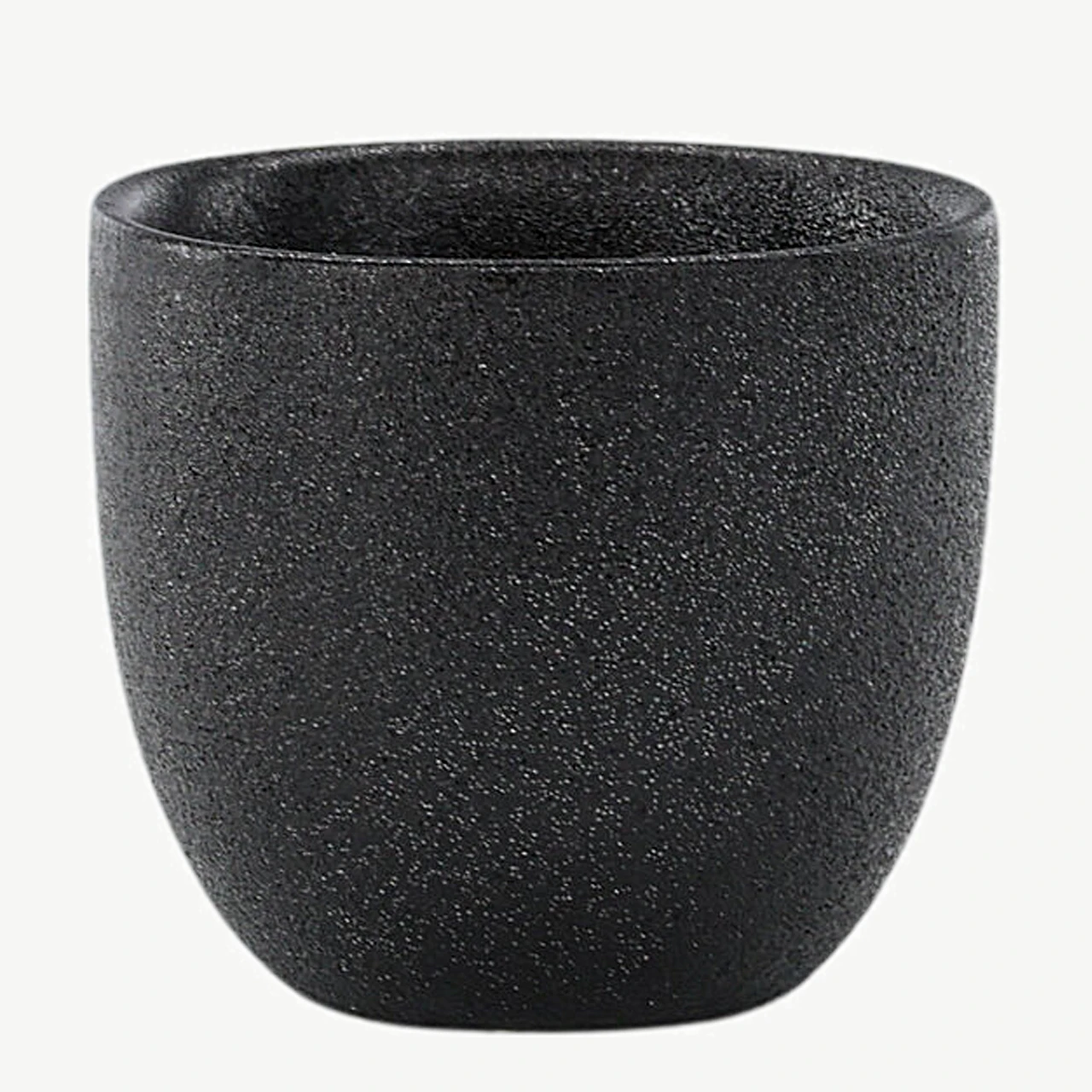 Must matt portselanist munatops Wabi Sabi (läbimõõt 5 cm) - 58193-100