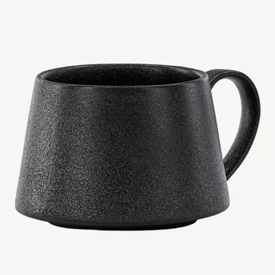 Matt must tugevdatud portselanist kohvitass Wabi Sabi, ø10 cm - 58194-100