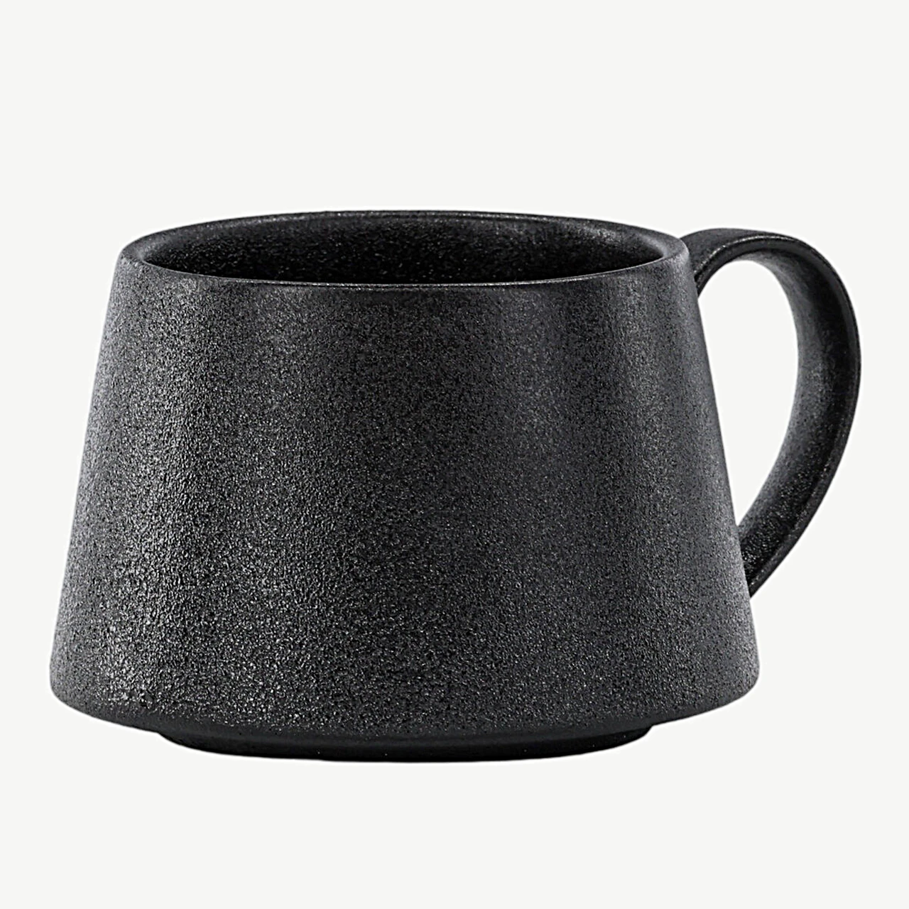 Matt must tugevdatud portselanist kohvitass Wabi Sabi, ø10 cm - 58194-100