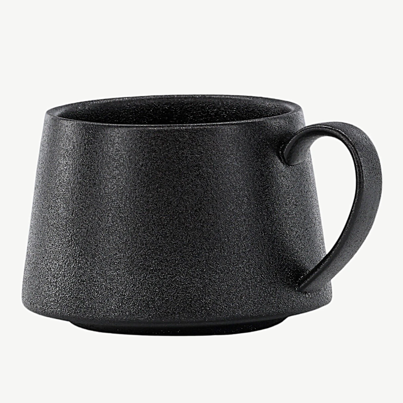 Matt must tugevdatud portselanist kohvitass Wabi Sabi, ø10 cm - 58194-100