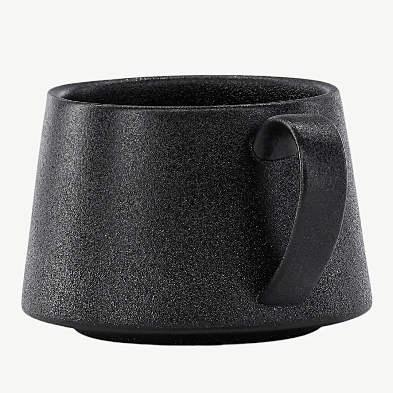 Matt must tugevdatud portselanist kohvitass Wabi Sabi, ø10 cm - 58194-100