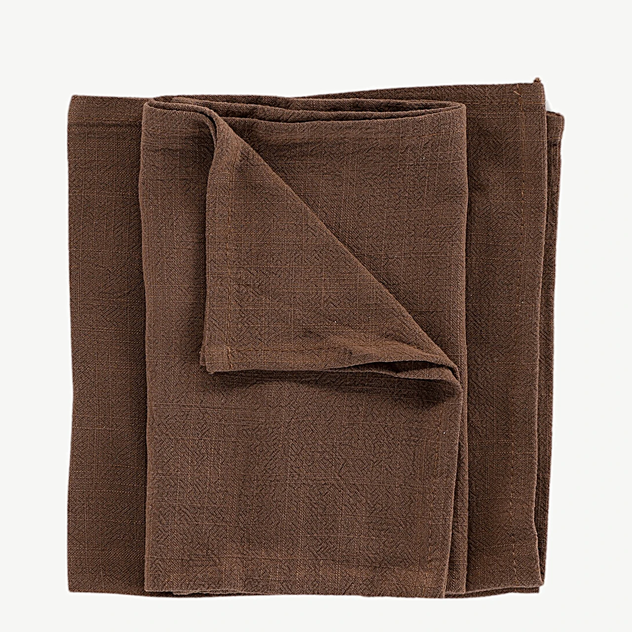 Tumepruun viskoosist salvrätik Bloria, 40 × 40 cm - 59149-103