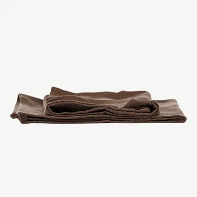 Tumepruun viskoosist salvrätik Bloria, 40 × 40 cm - 59149-103