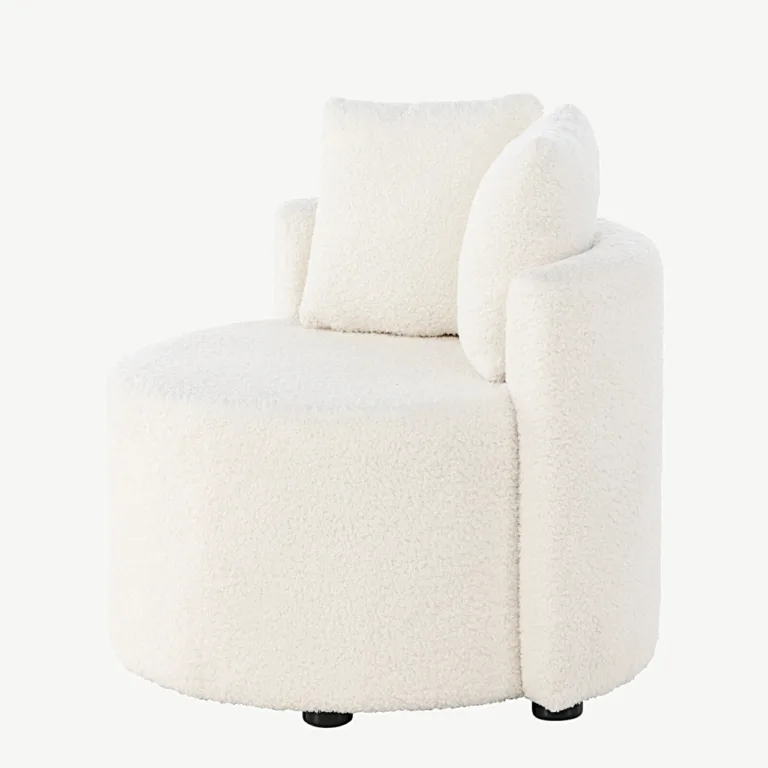 Kelso valge buklee lastediivan, 2-kohaline, FSC®-sertifikaadiga - 59160-101