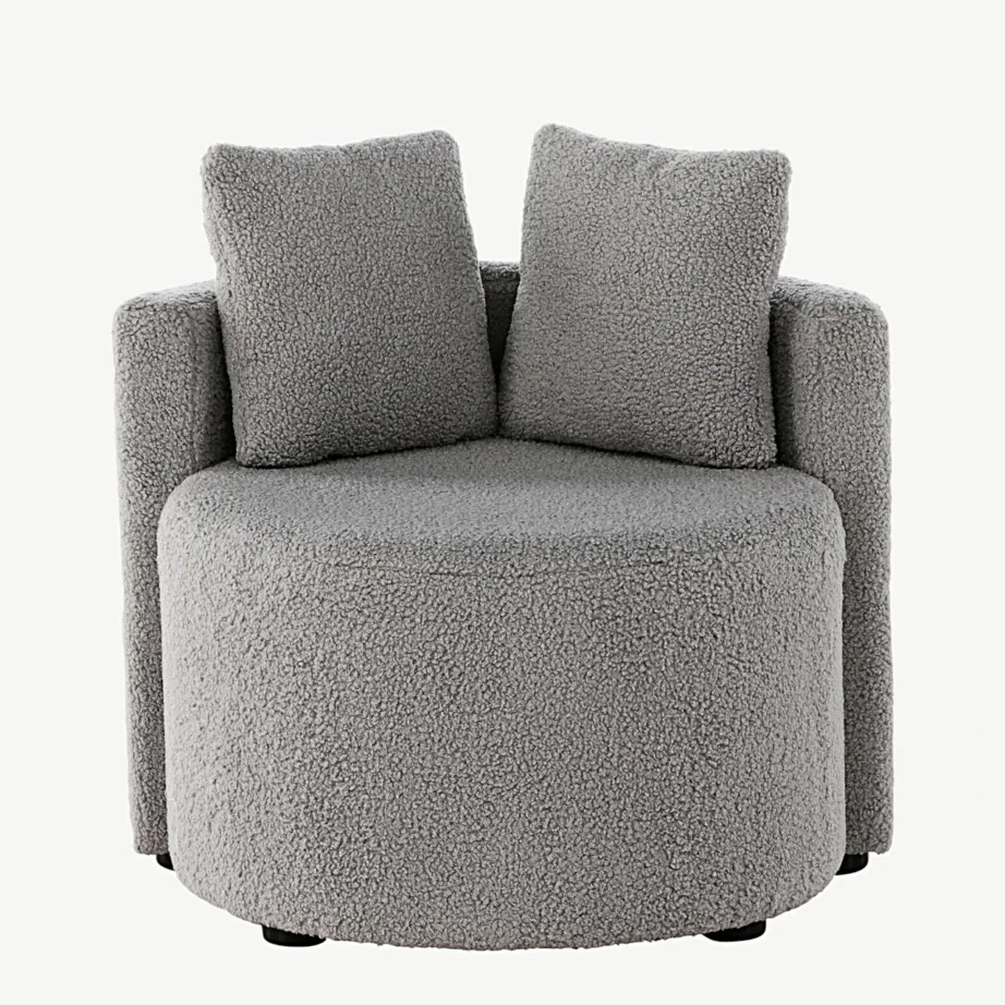 Kelso laste 2-kohaline diivan, hall buklee, FSC-sertifikaadiga, 59160-165 – 4