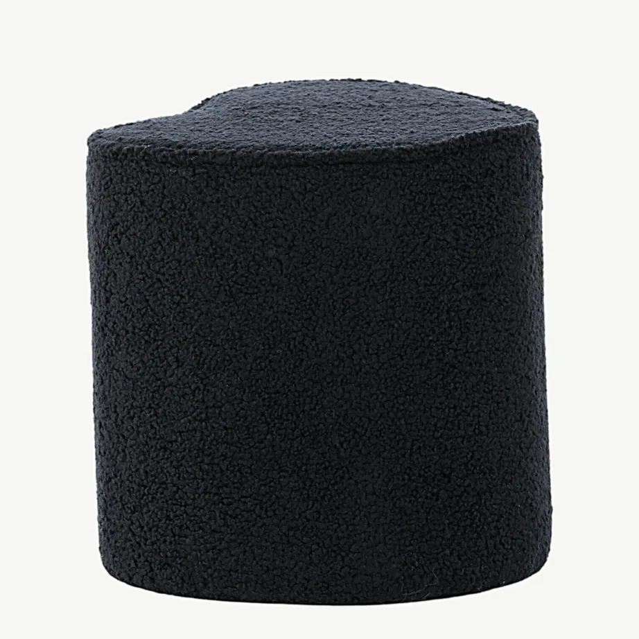 Südamekujuline laste tumba Heart, must, buklee-kangas, FSC-sertifikaat, 59163-100 – 3