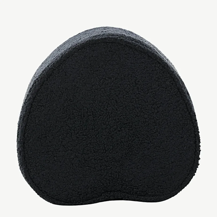 Südamekujuline laste tumba Heart, must, buklee-kangas, FSC-sertifikaat, 59163-100 – 5