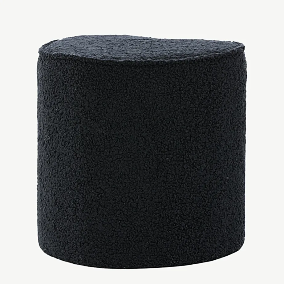 Südamekujuline laste tumba Heart, must, buklee-kangas, FSC-sertifikaat, 59163-100 – 7