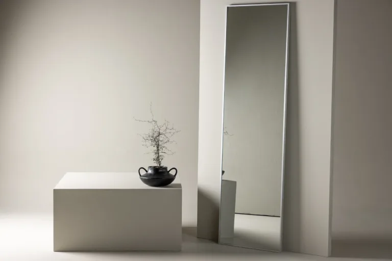 Daltoni suur hõbedase raamiga põrandapeegel, 220 × 67 cm - 59169-331