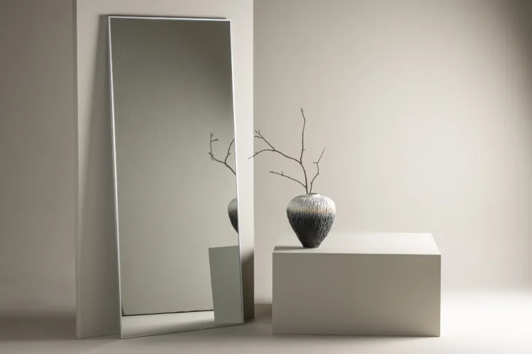 Hõbedase raamiga suuremõõtmeline peegel Orlando, 85 x 190 cm - 59172-331
