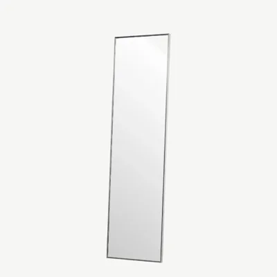Hõbedase raamiga täispikk põrandapeegel Orlando (55 × 195 cm, klaas, alumiinium) - 59174-331