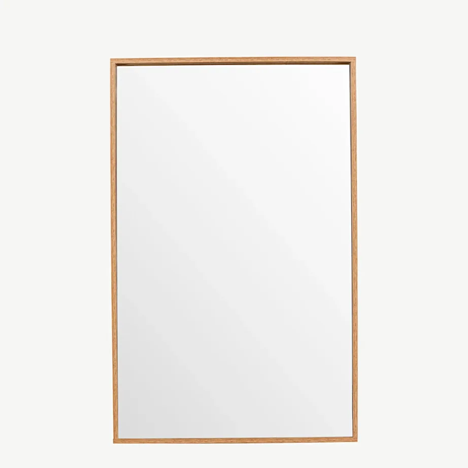 Suur ristkülikukujuline MDF-raamiga peegel Nashville, naturaalne (125 × 196 cm), 59175-107 – 4