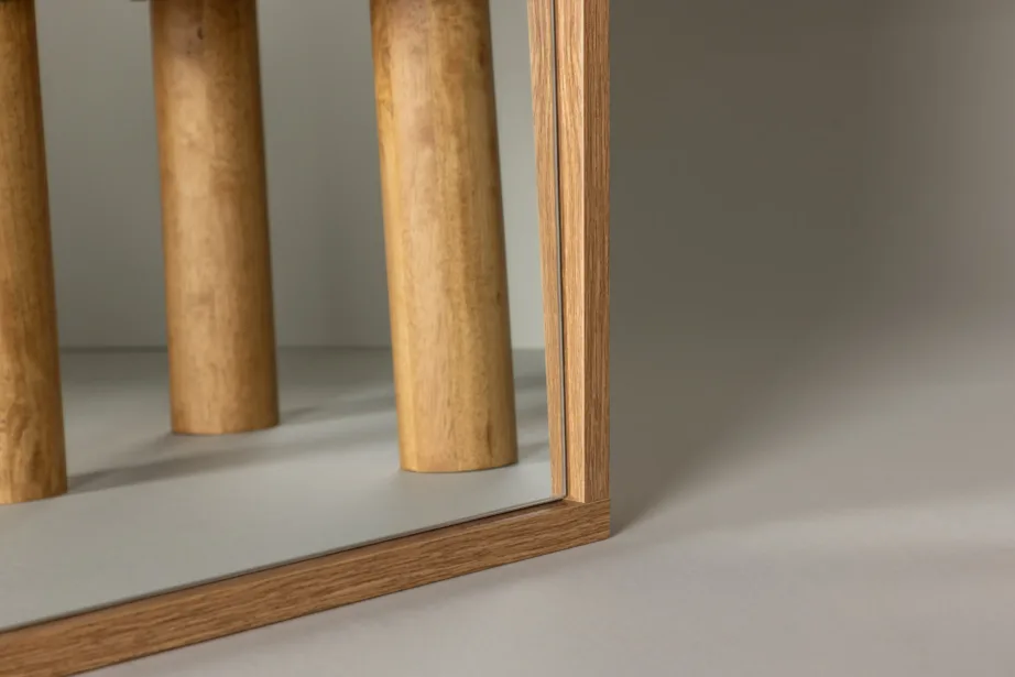 Suur ristkülikukujuline MDF-raamiga peegel Nashville, naturaalne (125 × 196 cm), 59175-107 – 9