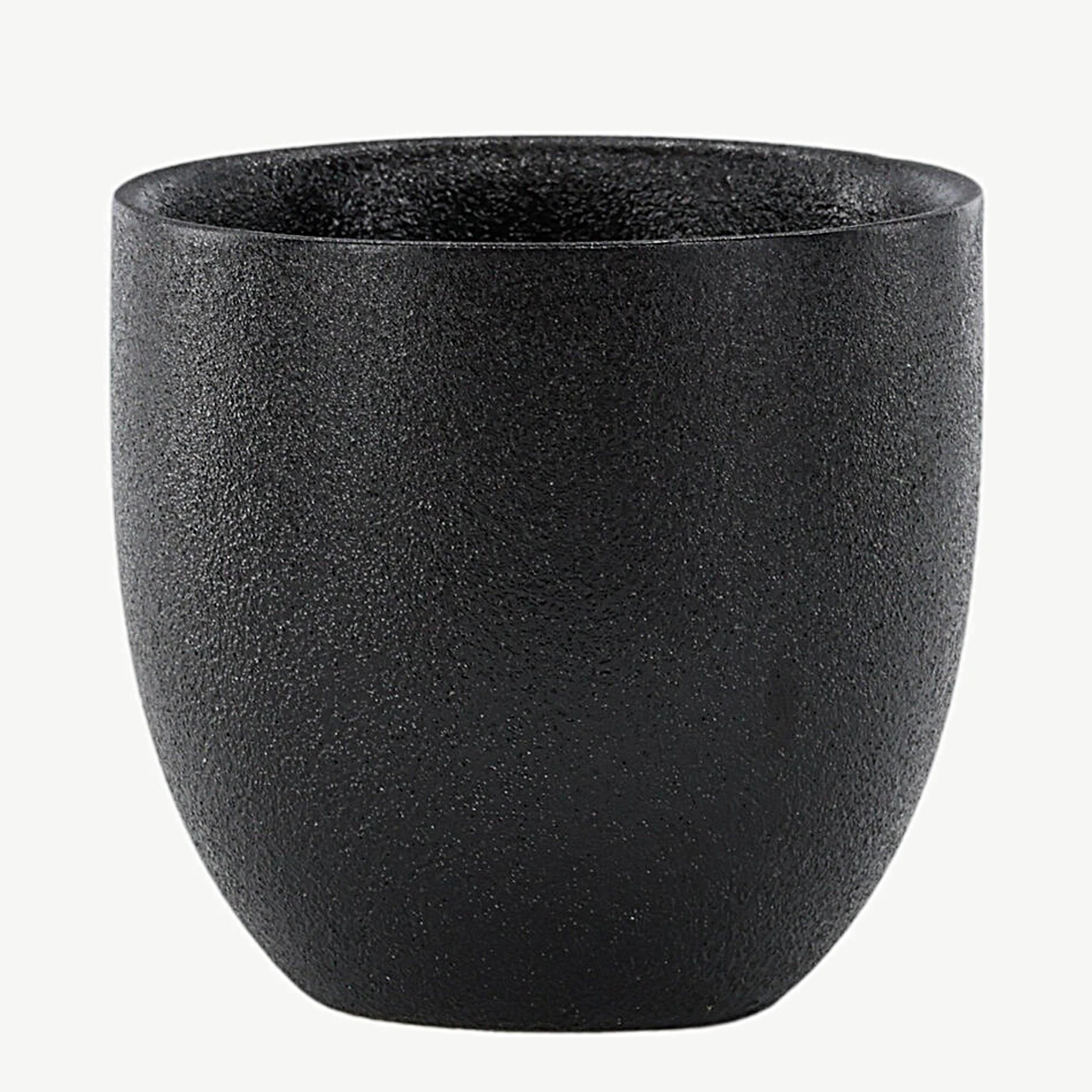 Mattmusta tugevdatud portselanist kohvitass Wabi Sabi, Ø8 cm - 59195-100