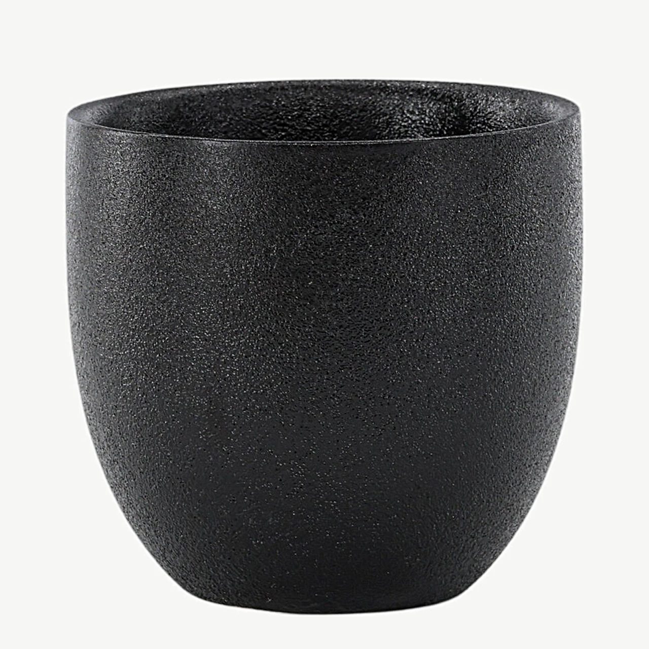 Mattmusta tugevdatud portselanist kohvitass Wabi Sabi, Ø8 cm - 59195-100